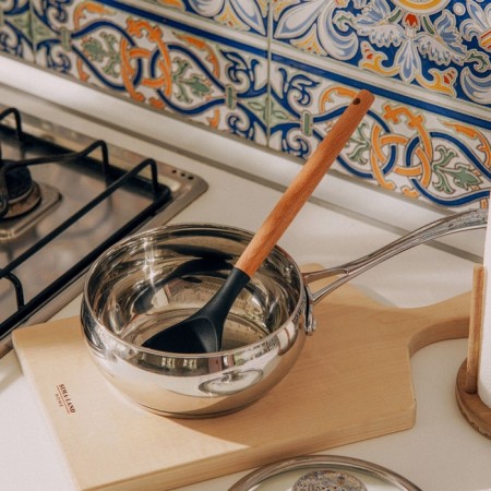 Stainless steel bucket SL Home "Olla", 1.5 l, d = 16 cm, h = 7.5 cm, with a lid, induction-5