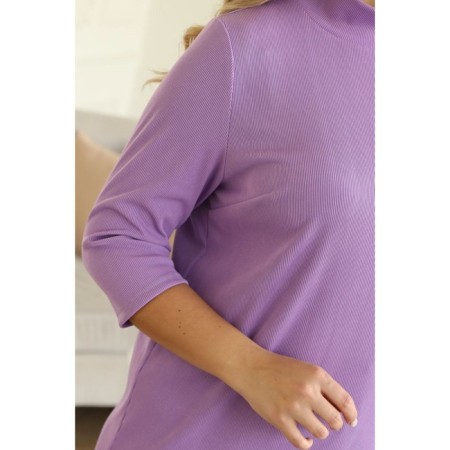 Women's turtleneck, size 52, pink color-4