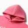 Sweep for girls, coral color, height 128 cm