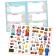 Reusable stickers "such different professions", A4 format