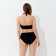 Top bathing female minku on ties, black color 52