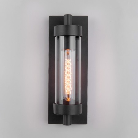 Sadovo-park lamp Elektrostandard, PIPE, 345x125x123 mm, E27, Black Color-2