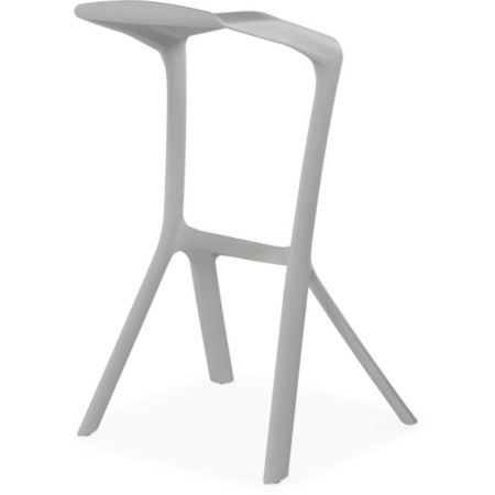 MAGA MEGA chair plastic, gray 50x43x80 cm-3
