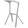 MAGA MEGA chair plastic, gray 50x43x80 cm