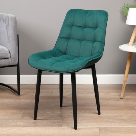 Boston chair velor Grand 698 dark green