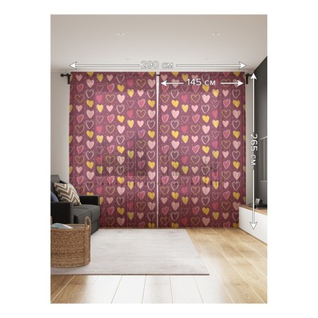 Photo "abundance of love", size 145x265 cm, 2 pcs-1