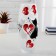 Vase Glass "Cat" 2, D-7.5cm 10x26 cm, V = 1.7l