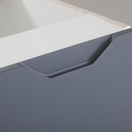 Floor cabinet 600 for Helga washing, 600x500x824, white/Marengo software MDF-3