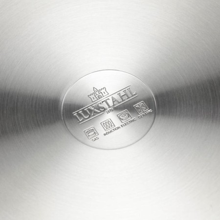 Pan, 7 l, d = 25.5 cm, h = 16 cm, metal cover, triple bottom, induction-4