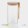 Glass Bank for bulk products with a bamboo lid and a spoon "Eco", 1.45 l, 11.5 × 10 × 19 cm