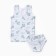 Kit (T-shirt, panties) for a boy, color mix, height 140-146 cm