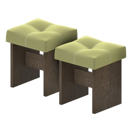 Banquet set, 2 pcs, tsaro wenge color / pistachio