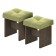 Banquet set, 2 pcs, tsaro wenge color / pistachio