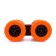 Radio-controlled car-controlled "Strokach" car, works on the battery, color orange color
