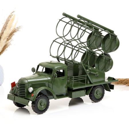 Mini-bar/stand for 4 bottles truck, green-2