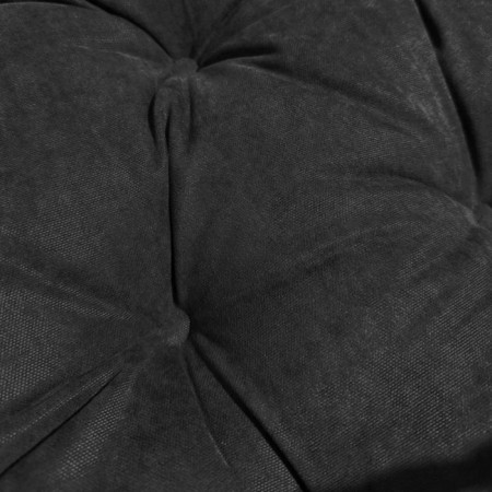 Pillow for swing "Tina", diameter 60 cm, black color-4