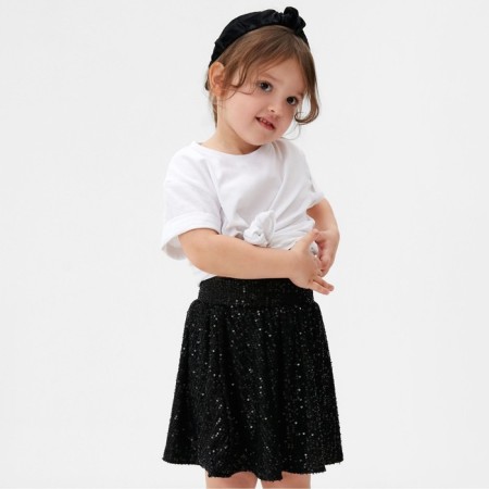 KAFTAN sequet skirt size 30 (98-104 cm), black-4