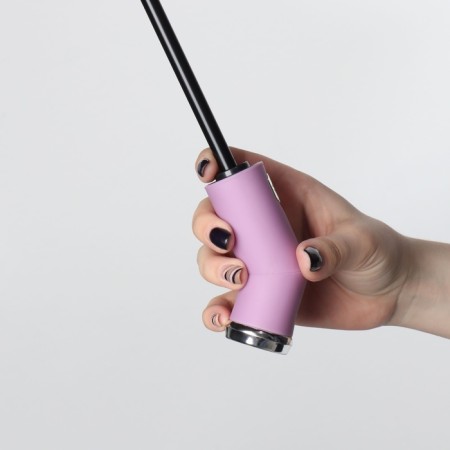 Automatic automatic umbrella, with a lantern, 3 additions, 10 knitting needles, r = 51 cm, pink color-9