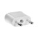 Adapter from an American fork on a Euro -zoom, flat, 6 a, white, 220 V
