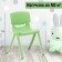 Green chair 58 x 42 x 34 cm