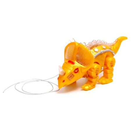Triceratops dinosaur, works on batteries, mix-4
