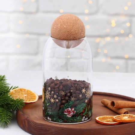 Bank for storage "Winter Stories", 800 ml-2