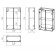 Cabinet mounted spectrum 50, 50 x 21.6 x 75 cm, facade MDF