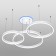 Suspended Citilux “duet Smart” CL719A700 85x93x25 cm, 3x60W, LED, white color