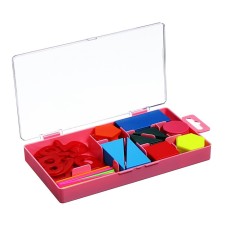 The cash desk of numbers and counting materials 