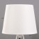 Barre table lamp E27 40W white 20.5x20.5x38 cm Risalux