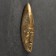 Suspension decor "mask" 18.5x5x10cm, bronze