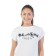 Women's T -shirt Meow, size 46, white color