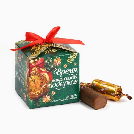Sweets in a box with a bow "happiness", 100 g-1