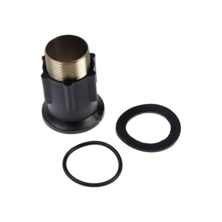 ACCOONA A4594F kitchen mixer, single -leaf, high spout, brass, black-4