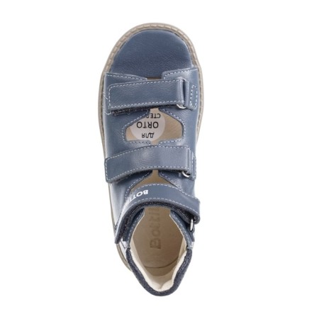Baby sandals, size 25, jeans color-3
