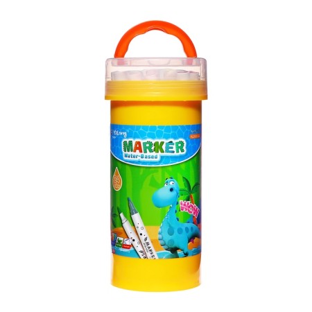 A set of markers 18 colors is bilateral, in plastic tube mix-10