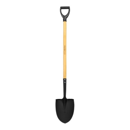 Shovel is universal, acute, l = 132.5 cm, for bulk cargo, wooden stalk with a pen, Sibrtekh