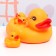 A set of bathing toys in the bath "Mom Duck and three ducks" 4 pcs, rubber, 13 x 6 cm