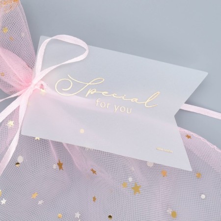 Gift bag from tulle "Love", 16 x 24 cm +/- 1.5 cm-4