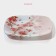 Plate Glass Dessert Daudis "Sakura", 20 × 20 cm