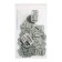 Klyimer Tundra, No. 2, galvanized, with nails, 100 pcs