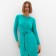 Платье женское MINAKU: Green trend цвет бирюзовый, р-р 46
