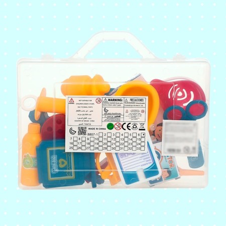 Game set "Best Doctor" in a suitcase, 16 items-12