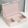 Casket to the leatherette for jewelry "Damascus" Cream 7.5x22x15 cm