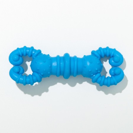 Rubber toy for a toy "Gantel-crab", TPR, 11.5 x 2 cm, Blue-1
