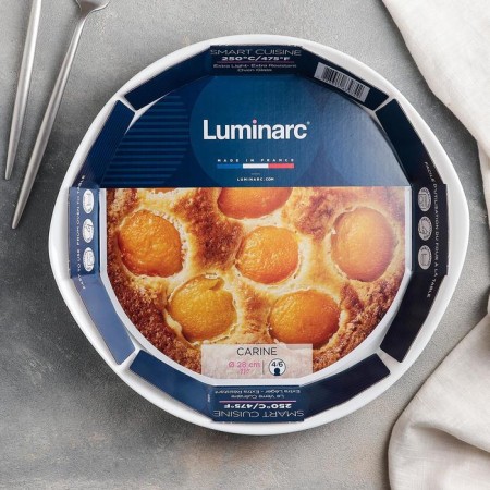 Baking form Smart Cusine, 2.2 l, d = 28 cm, white color-3