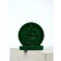 Interior candle in the box "Snake in a circle", green, 66 x 69 x 27