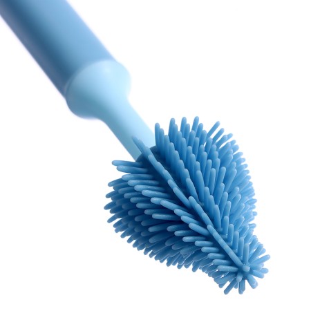 Brush for nipple and dummy, blue color-2