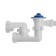 Siphon for the ORIO A-6008 bath, 1 1/2 x 40 mm, plastic. lattice d = 70 mm, with a pipe 40x40 mm
