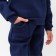 Children's costume with the basis (sweatshirt, trousers) minku, blue color, height 128 cm